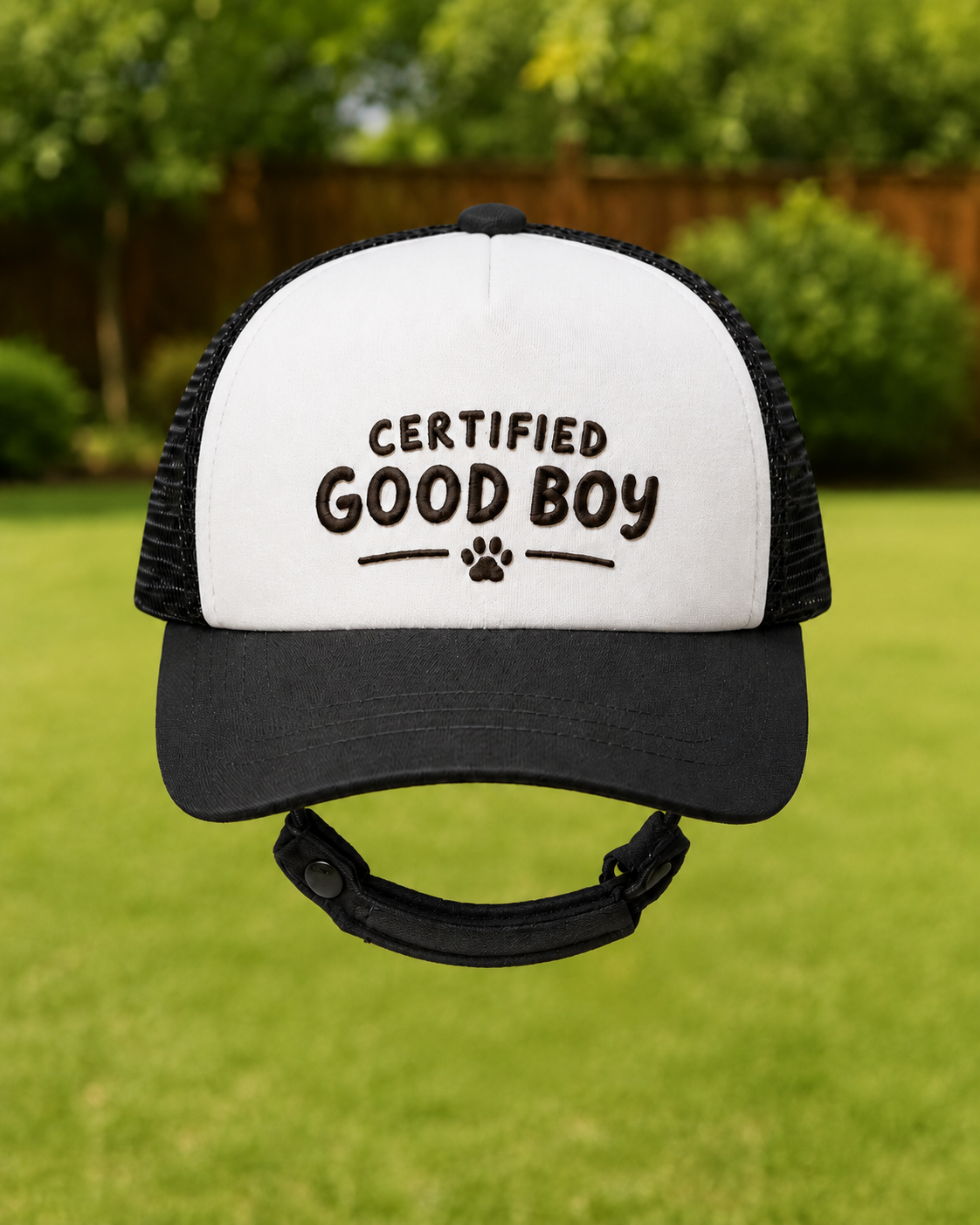 Certified Good Boy Dog Foam Trucker Hat