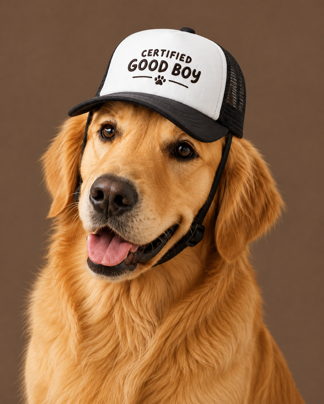 Certified Good Boy Dog Foam Trucker Hat