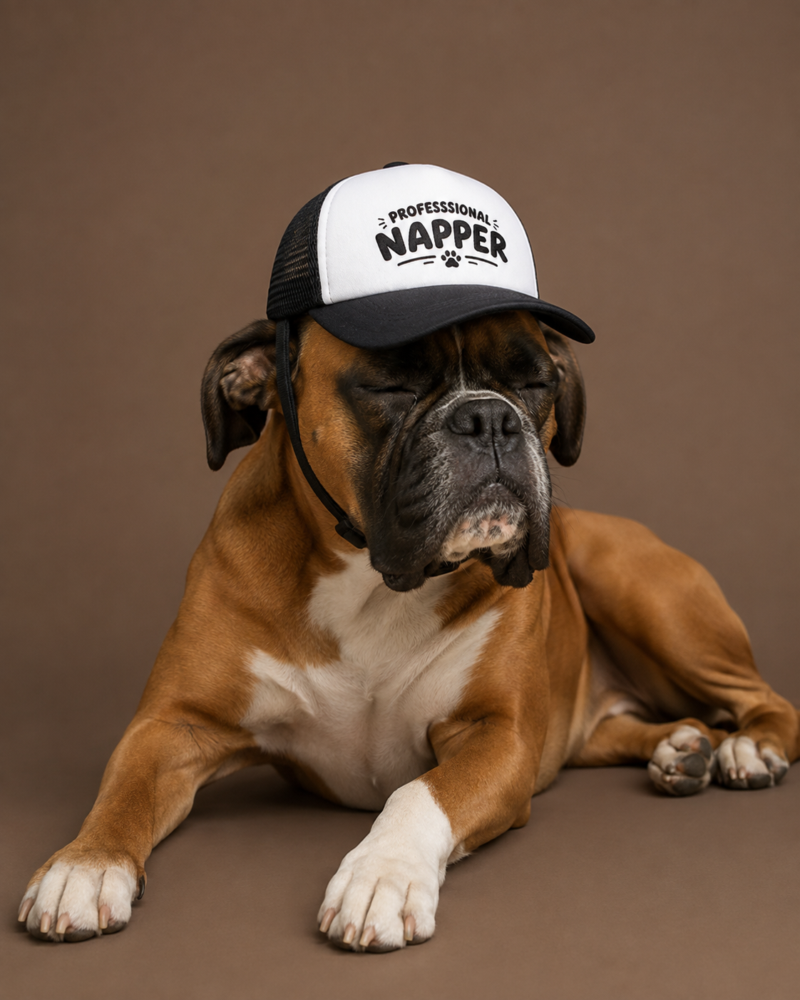 Professional Napper Dog Foam Trucker Hat