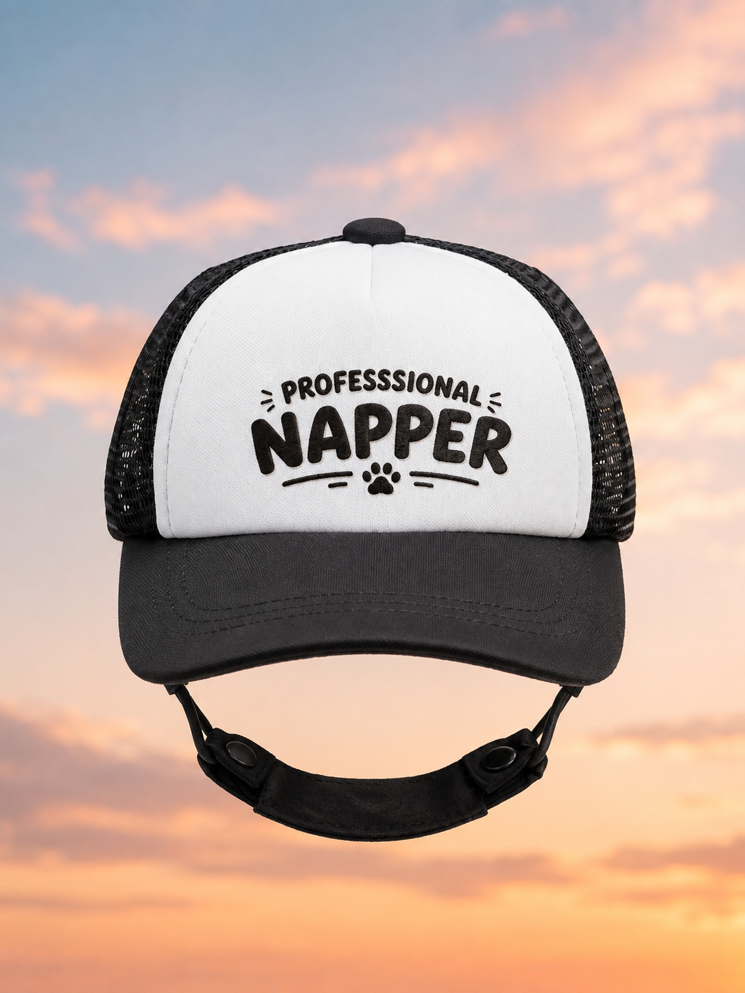 Professional Napper Dog Foam Trucker Hat